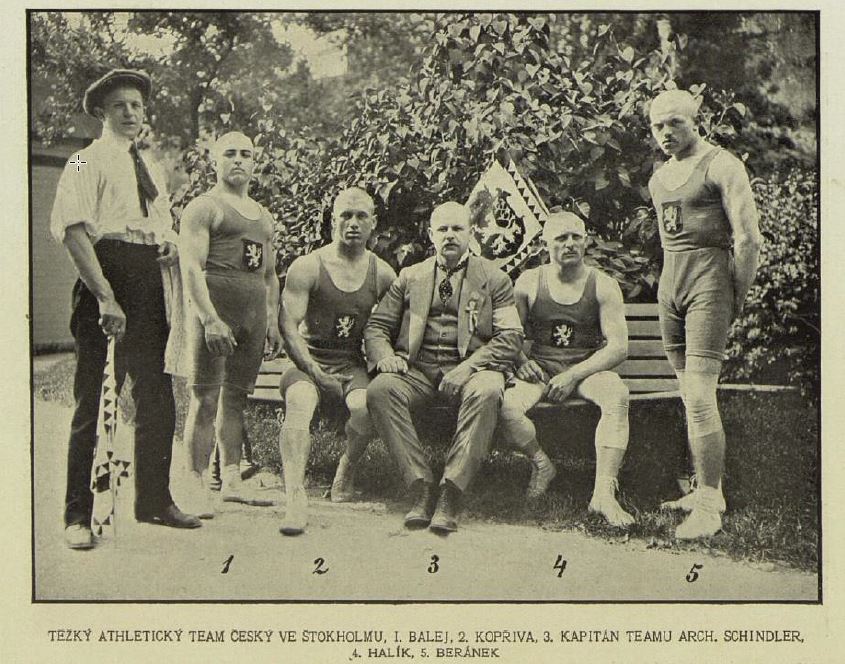 Reprezentační mužstvo Čech na OH 1912